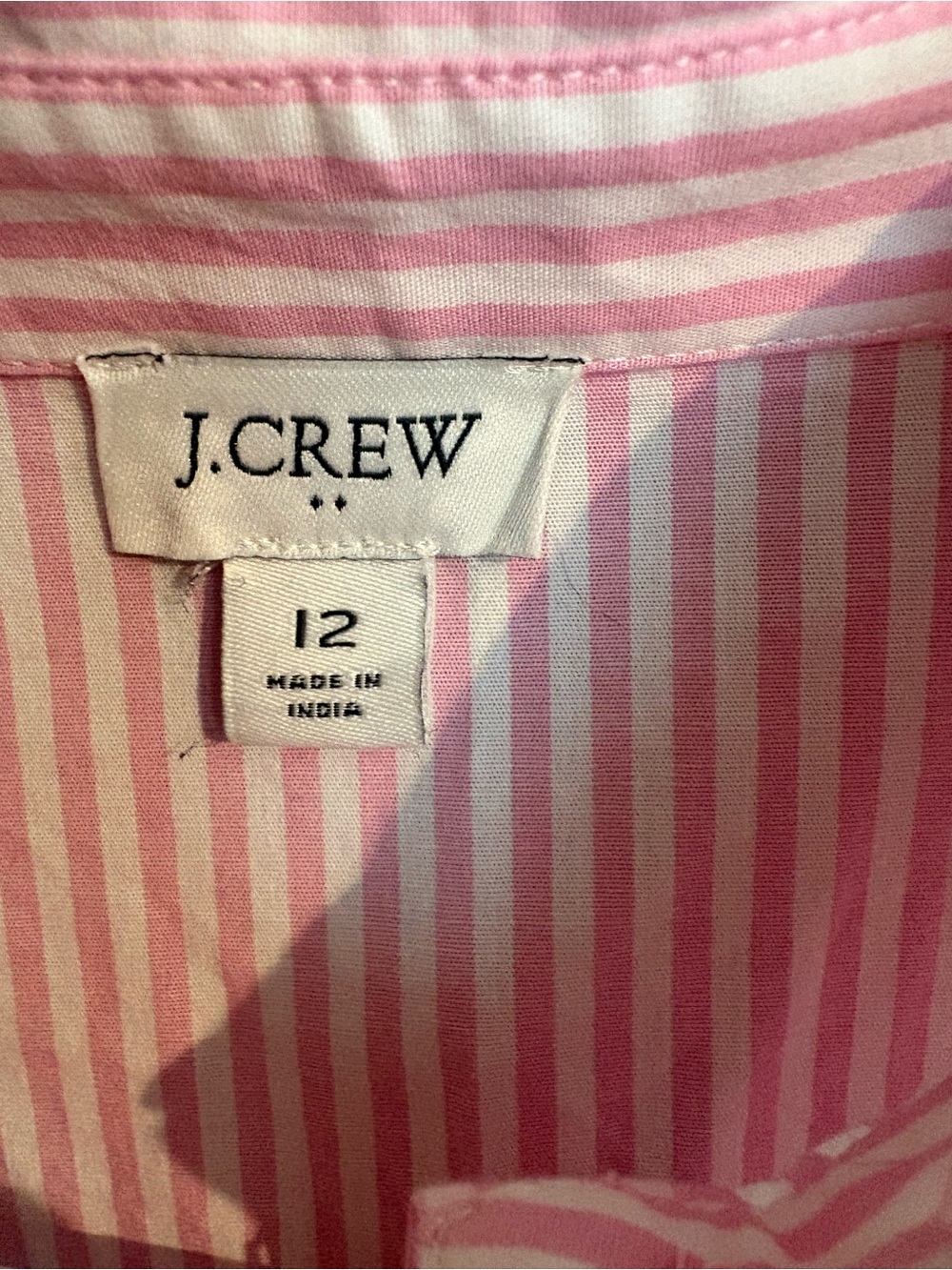 J. Crew Light Pink & White Striped Summer Dress - Picture 2 of 2